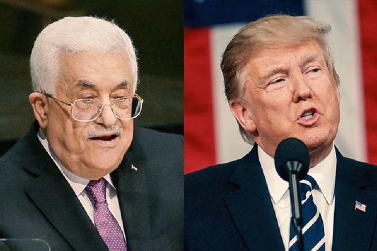 Pemimpin Palestina, Mahmoud Abbas, akan menemui Presiden AS, Donald Trump, di Washington DC, AS, pada 3 Mei 2017.
