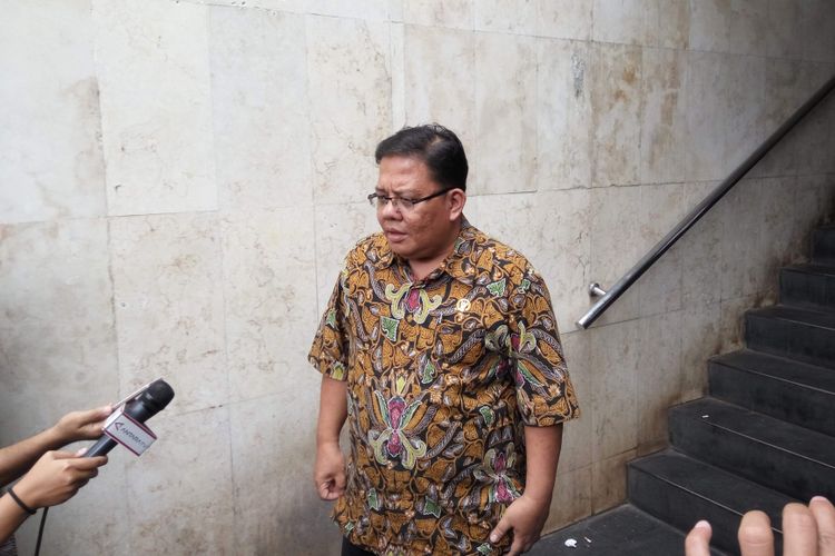 Komisioner Ombudsman RI Adrianus Meliala saat di Mapolda Metro Jaya, Kamis (25/1/2018).