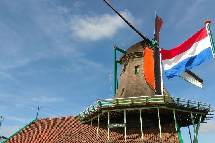 
Zaanse Schans di Belanda.