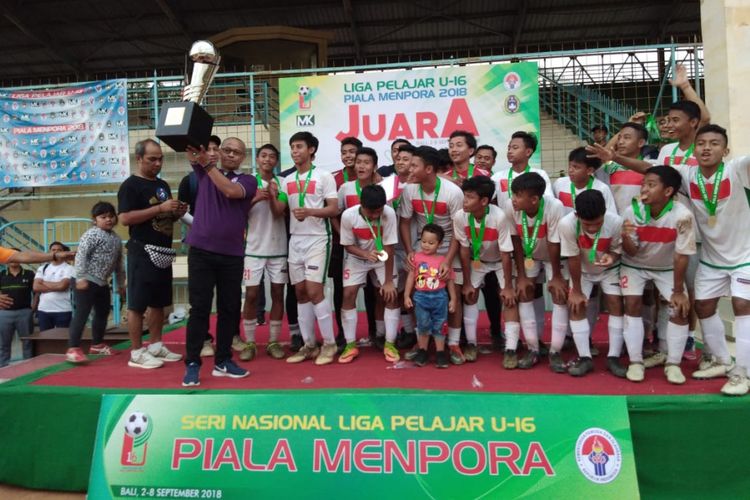 Trisakti FC sebagai perwakilan dari DKI Jakarta berhasil menjuarai seri nasional Liga Pelajar U-16 Piala Menpora 2018. 