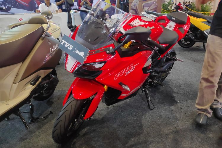 TVS Apache RR 310 ditawarkan di ajang Jakarta Fair Kemayoran