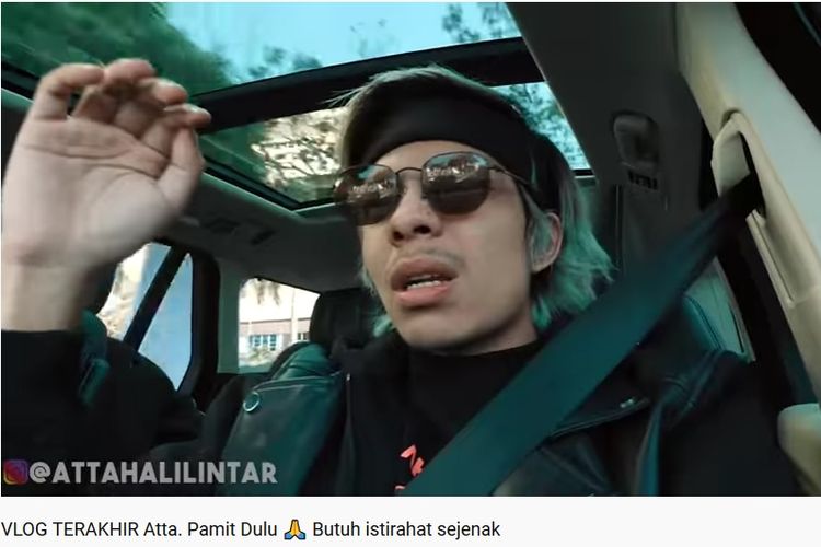 Potongan gambar dari video Atta Halilintar di YouTube.