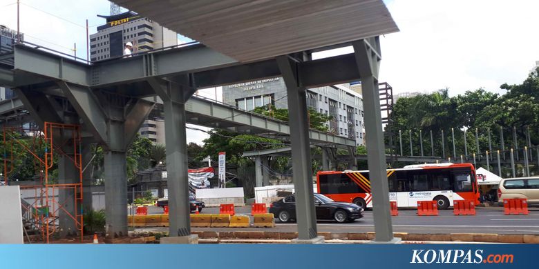 Begini Progres Revitalisasi JPO Polda Metro Jaya dan JPO GBK