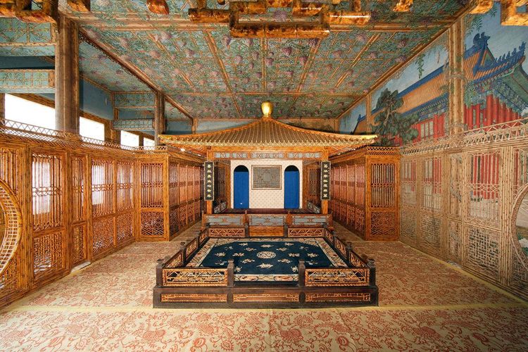 Salah satu bagian di Taman Qianlong, Istana Terlarang Beijing. 