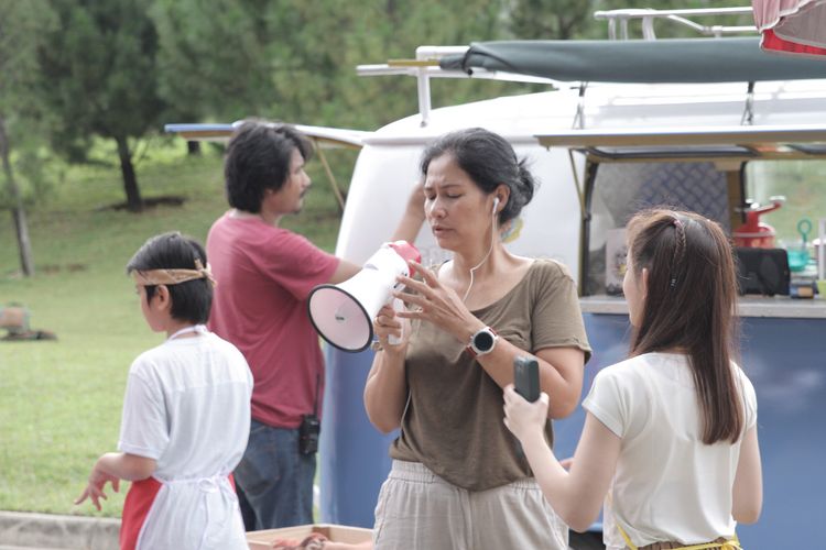 Viva Westi di lokasi shooting Koi-koki Cilik.