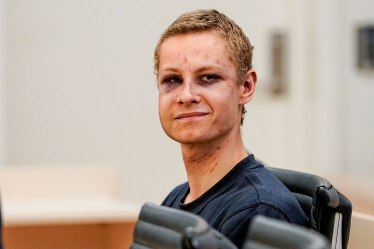 Philip Manshaus, pemuda 21 tahun yang disebut sebagai terduga pelaku serangan bersenjata di Masjid Al Noor, Norwegia, Sabtu pekan lalu (10/8/2019),  dan membunuh adik tirinya yang berusia 17 tahun.