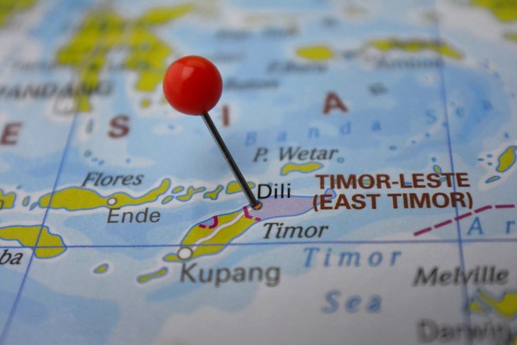 Ilustrasi Timor Leste (dulu bernama Timor Timur).