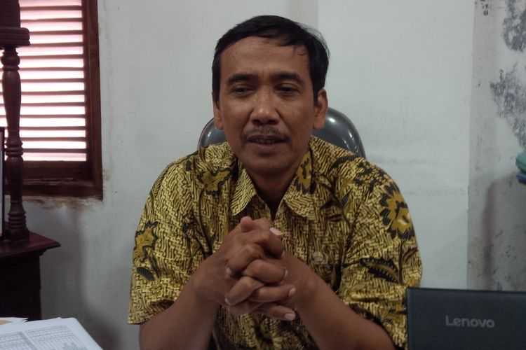 Kepala Seksi Kurikulum Bidang SMP Dinas Pendidikan Kota Surakarta, Abdul Haris Alamsah di Solo, Jawa Tengah, Selasa (16/4/2019).
