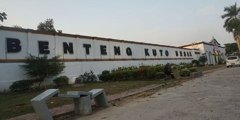 Benteng Kuto Besak di Palembang, Sumatera Selatan, Selasa (22/8/2017).