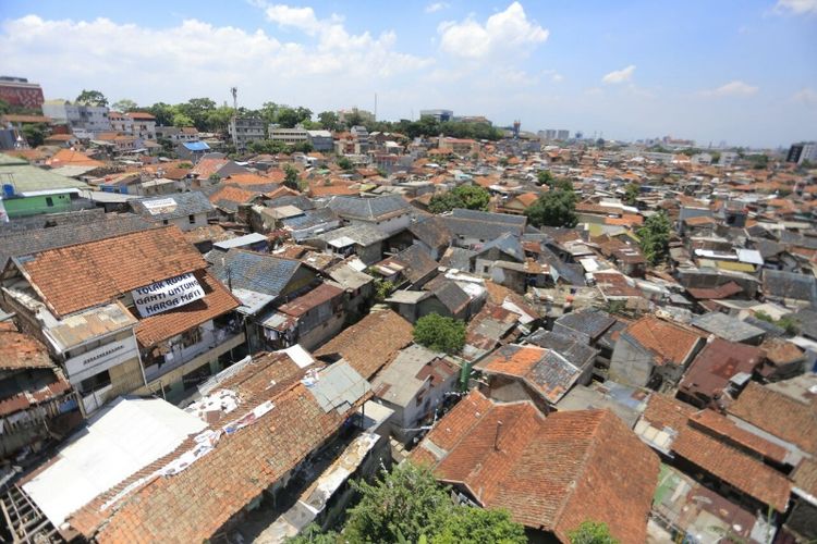 Pemukiman padat penduduk di kawasan Tamansari terancam tergusur proyek rumah deret yang akan dibangun oleh Pemkot Bandung, Jumat (6/10/2017)