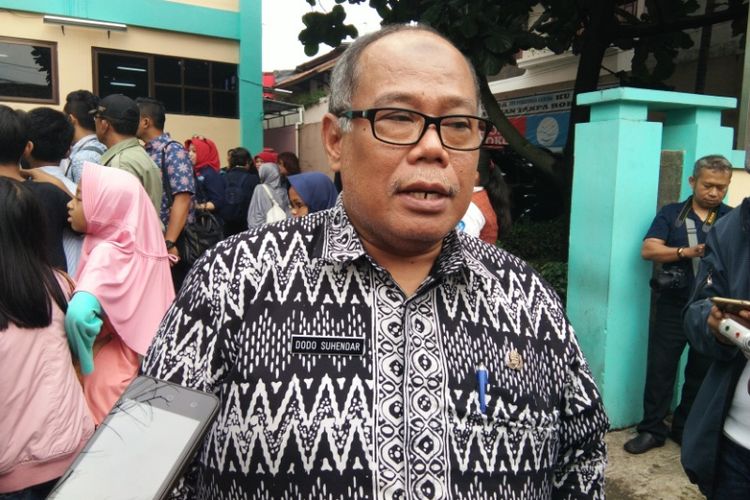 Kepala Dinas Kesehatan Provinsi Jawa Barat Dodo Suhendar saat ditemui di Puskesmas Garuda, Bandung, Kamis (14/12/2017).