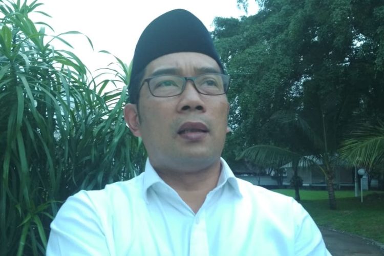 Gubernur Jabar Ridwan Kamil saat ditemui di Gedung Pakuan, Jalan Cicendo, Jumat (7/9/2018).