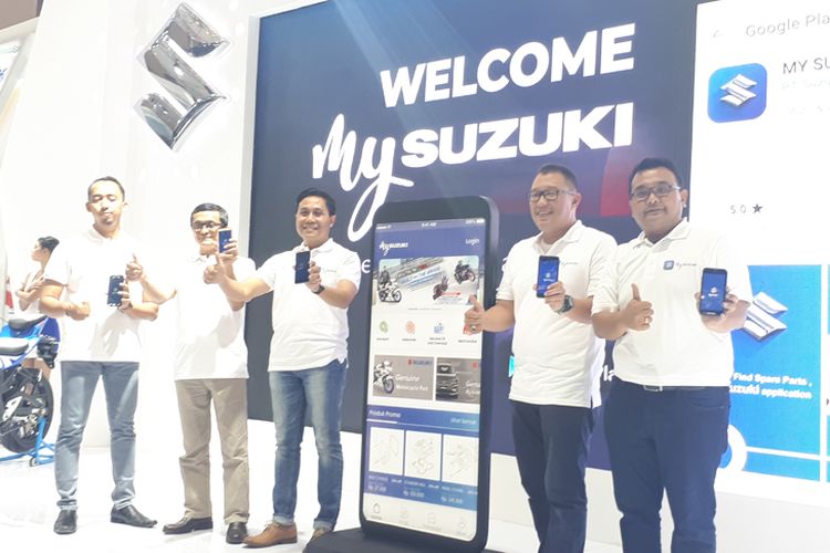 My Suzuki, aplikasi pesan dan beli suku cadang Suzuki secara online