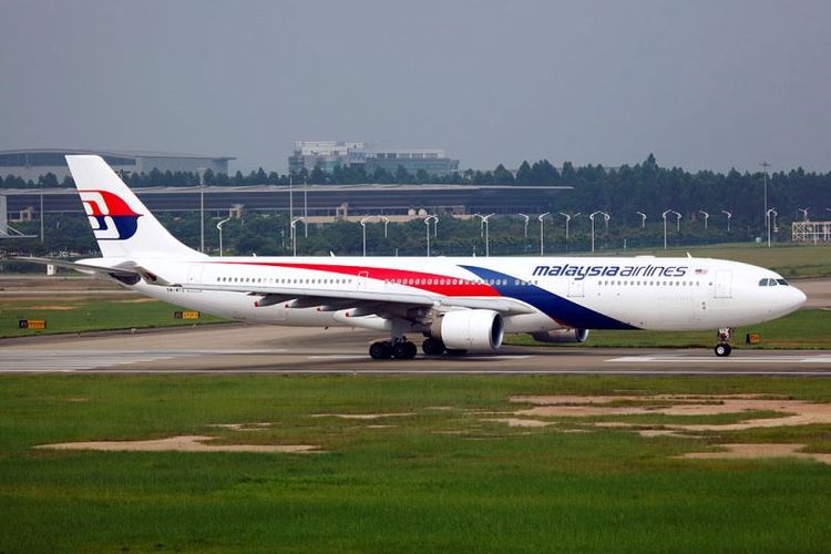 Sebuah Airbus A330-300 milik Malaysia Airlines.