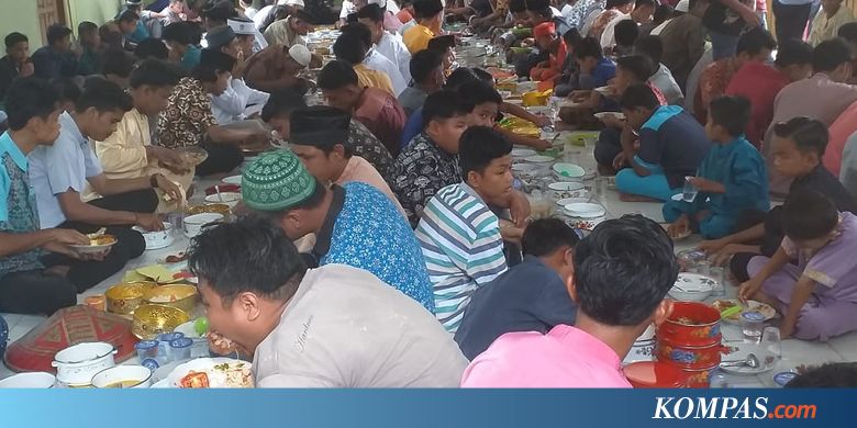 Tradisi Unik Sambut Ramadhan, Makan Bajambau Perkuat Silaturahmi di Kampar Riau