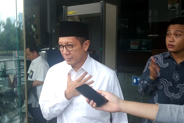 Komisi Pemberantasan Korupsi (KPK) telah meminta keterangan Menteri Agama Lukman Hakim Saifuddin, Rabu (22/5/2019). 