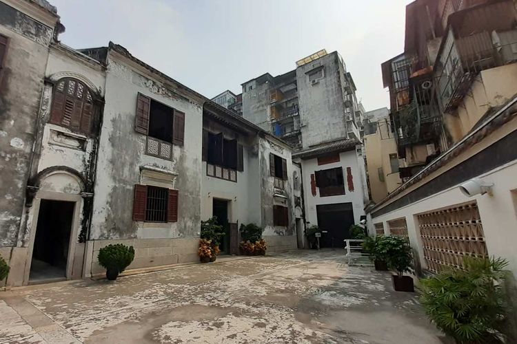 Rumah Mandarin, salah satu bagian dari Pusat Sejarah Makau. Bangunan-bangunan China ini masih terawat sangat baik meskipun berusia tua. 