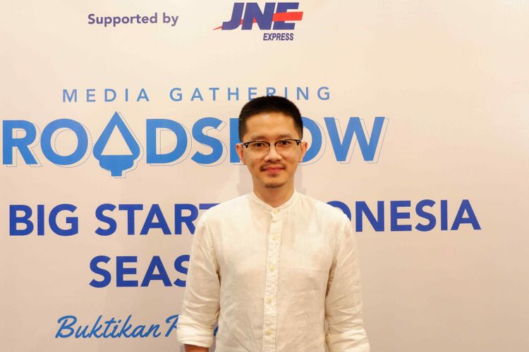 Pemilik dan Pendiri Taylor Fine Goods (TFG) Edwin Yani Widjaja di acara The Big Start Indonesia Musim 3 Surabaya, Kamis (23/8/2018)