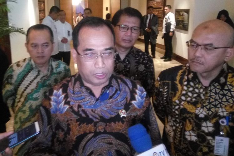 Menteri Perhubungan Budi Karya Sumadi di Jakarta, Rabu (12/12/2018).