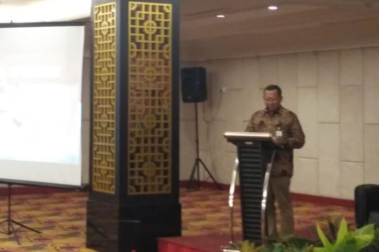 Dirjen Perhubungan Darat Kementerian Perhubungan Budi Setiyadi di Jakarta, Selasa (26/2/2019).