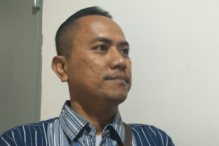 Riswanto, Lembaga Bantuan Hukum Citra Keadilan Indonesia selaku kuasa hukum dari lima anak saat kerusuhan 22 Mei di Pengadilan Negeri Jakarta Pusat, Selasa (6/8/2019).