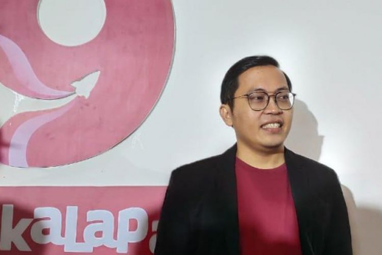 CEO Bukalapak, Ahmad Zaky di acara HUT BUkalapak ke-9 di Jakarta, Kamis (10/1/2019).