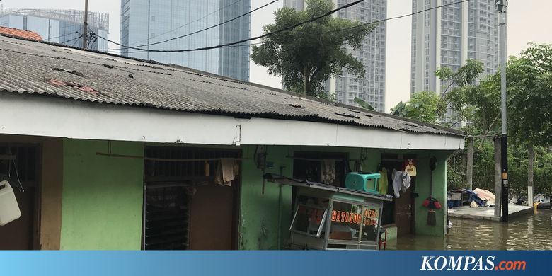 Banjir di Dua Lokasi di Jakarta Barat Berangsur Surut - KOMPAS.com