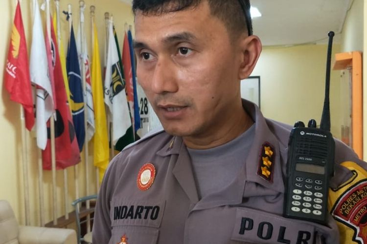 Kapolres Metro Bekasi Kota, Kombes Indarto kepada awak media di Kantor KPU Kota Bekasi, Selasa (16/4/2019).