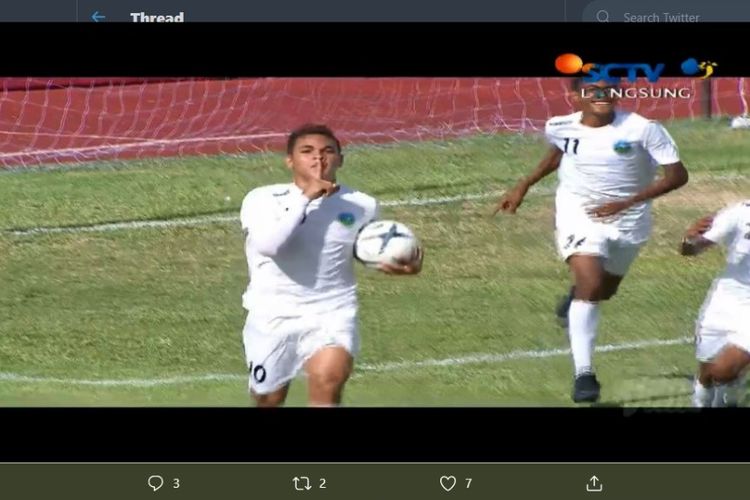 Striker timnas U-15 Timor Lester, Paulo Gali Freitas.