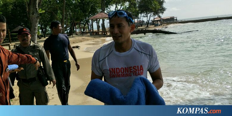 Sandiaga Latihan Renang 3 Kali Seminggu untuk Lawan Menteri Susi