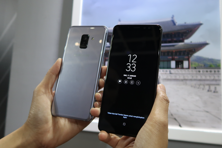 Samsung Galaxy A8 (2018) dan A8 Plus (2018).