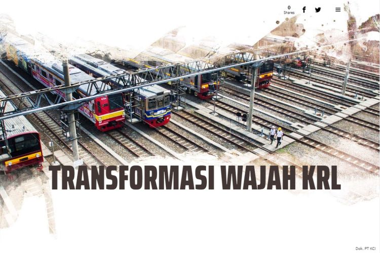 VIK transformasi wajah KRL dari masa ke masa.