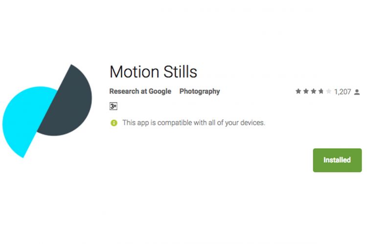 Aplikasi Motion Stills