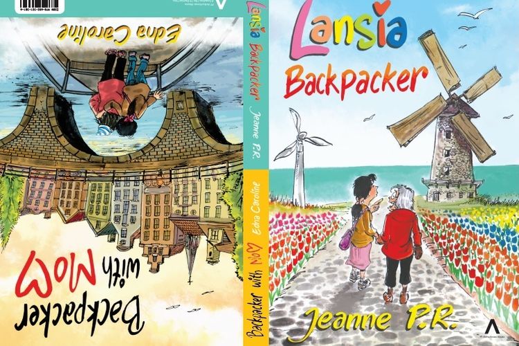 Buku 2 in 1 Lansia Backpacker dan Backpacker with Mom. 