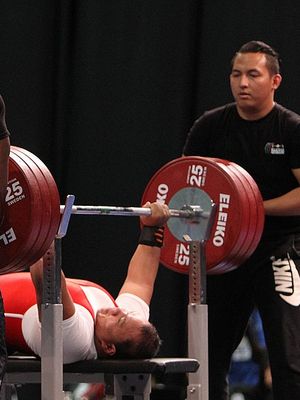 Lifter Anto Boi menggondol medali emas di kelas 88 kg.