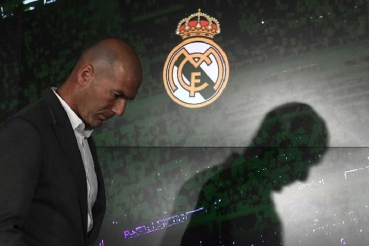 Zinedine Zidane diperkenalkan sebagai pelatih baru Real Madrid, 11 Maret 2019. 