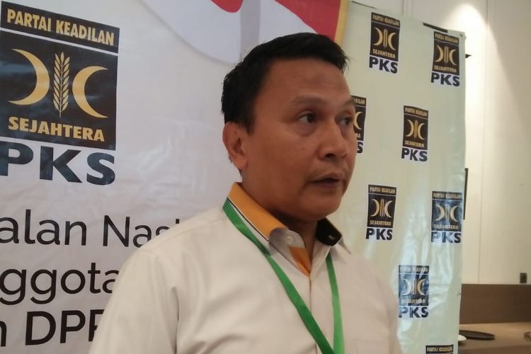 Ketua DPP Partai Keadilan Sejahtera (PKS) Mardani Ali Sera di Hotel Mercure Jakarta Batavia, Jakarta Barat, Senin (5/8/2019).