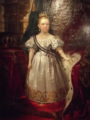 Ratu Isabella II saat masih anak-anak. (history of royal women)