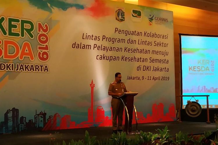 Foto Buka Rakerkesda Anies Tekankan Pentingnya Integrasi Data Kesehatan