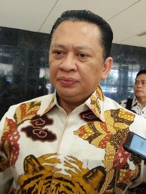 Ketua DPR RI Bambang Soesatyo di Kompleks Parlemen, Senayan, Jakarta, Kamis (27/6/2019).