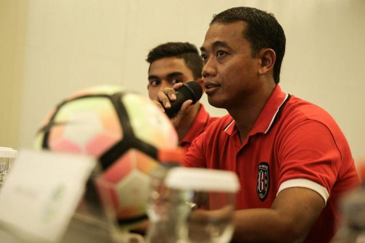 Pelatih Bali United, Eko Purdjianto.