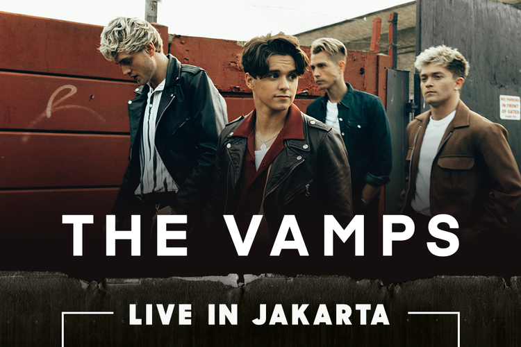 Poster The Vamps Live in Jakarta