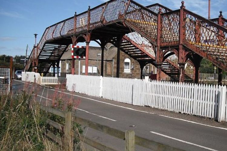 Stasiun Barry Links hanya digunakan oleh 24 penumpang sepanjang tahun lalu. (Sky News)