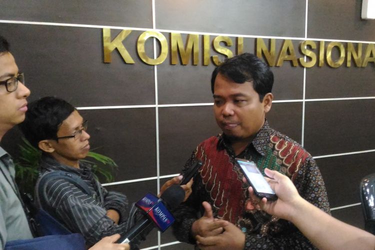 Ketua KPAI Susanto saat ditemui di gedung Komnas HAM, Jakarta, Jumat (23/11/2018). 
