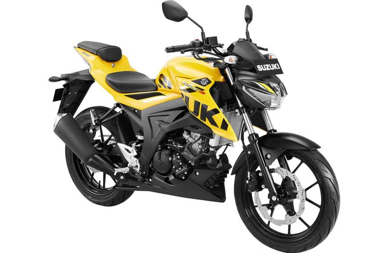 Suzuki GSX-S150 Daytona Yellow dengan Keyless Ignition System.