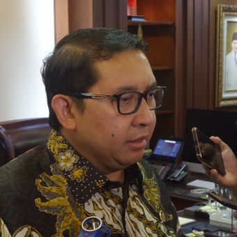 Wakil Ketua DPR RI Fadli Zon di Kompleks Parlemen, Senayan, Jakarta, Senin (4/12/2017).