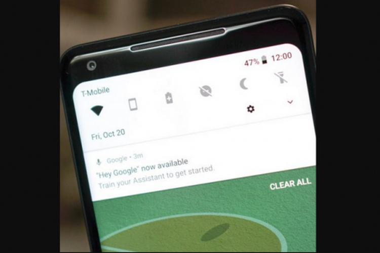 Hey Google bisa diaktifkan melalui handset Android