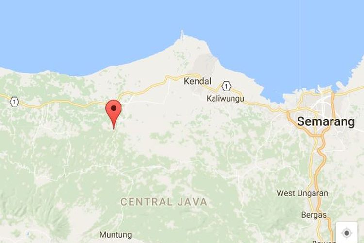Peta lokasi Surokonto Wetan, Kecamatan Pageruyung, Kabupaten Kendal, Jawa Tengah. 