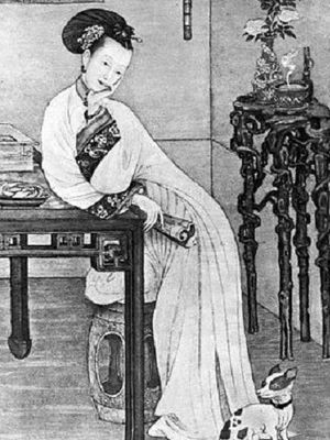 Potret Cixi sebagai selir. (wikipedia)