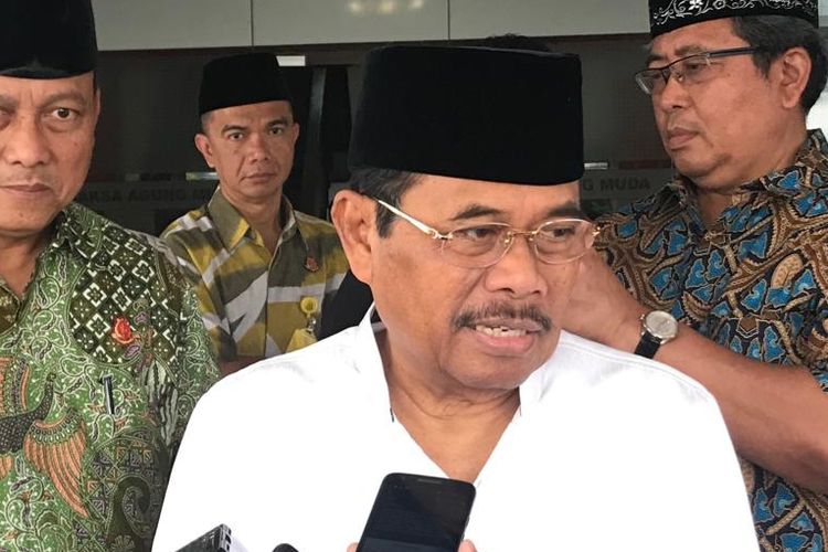 Jaksa Agung HM Prasetyo di Kompleks Kejaksaan Agung RI, Jakarta Selatan, Jumat (21/6/2019).